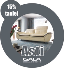 Lipcowa promocja - sofa Asti marki Gala Collezione 15 procent taniej